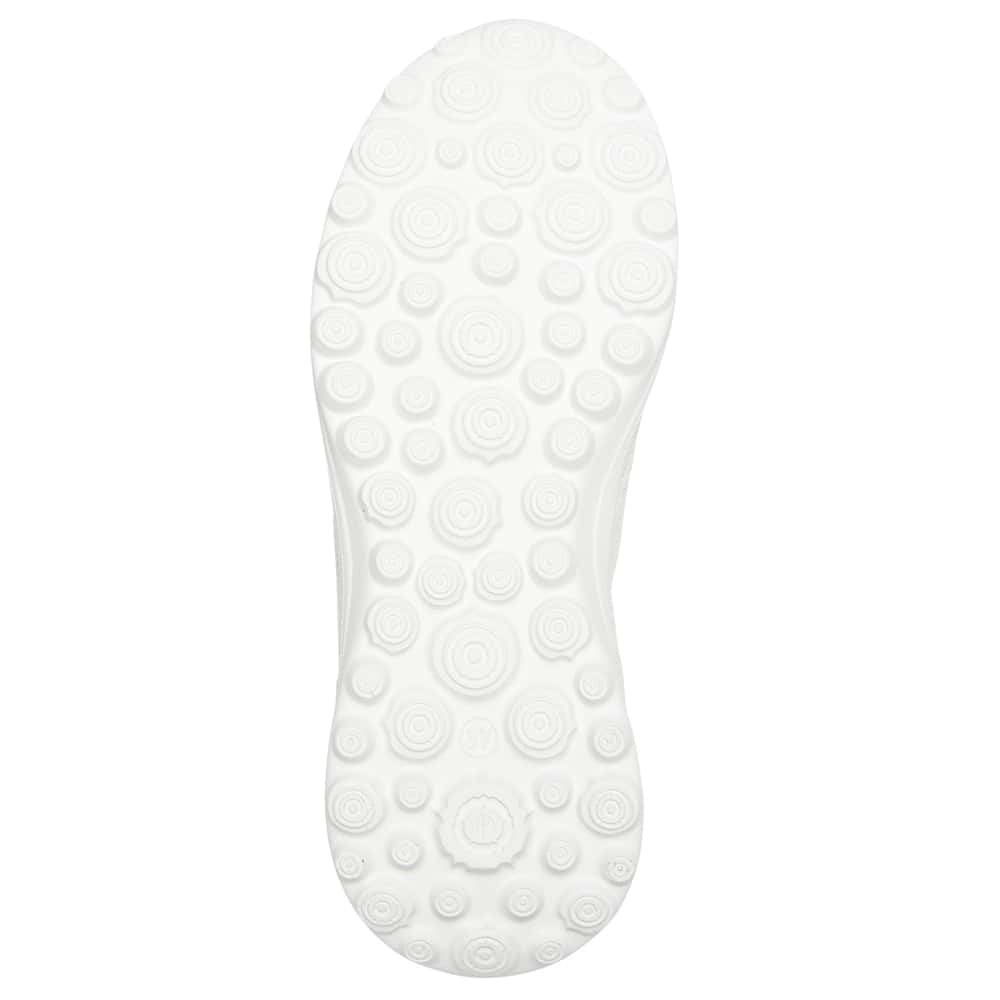 Oberon Sneaker in White Stretch