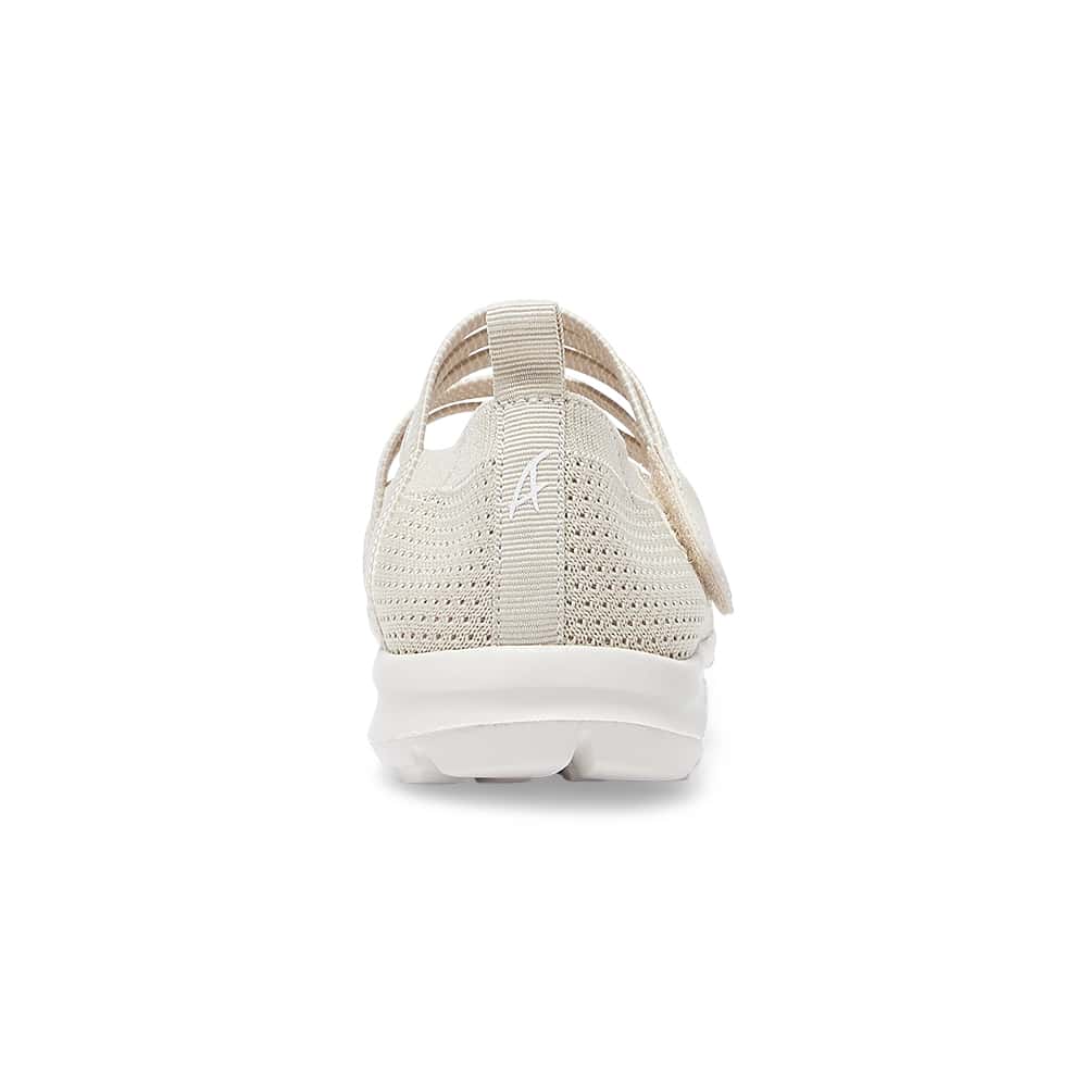 Patsy Ballet Flat in Beige Stretch