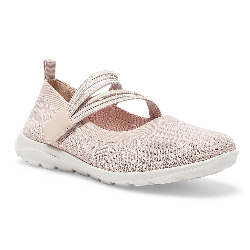 Patsy Ballet Flat in Blush Stretch