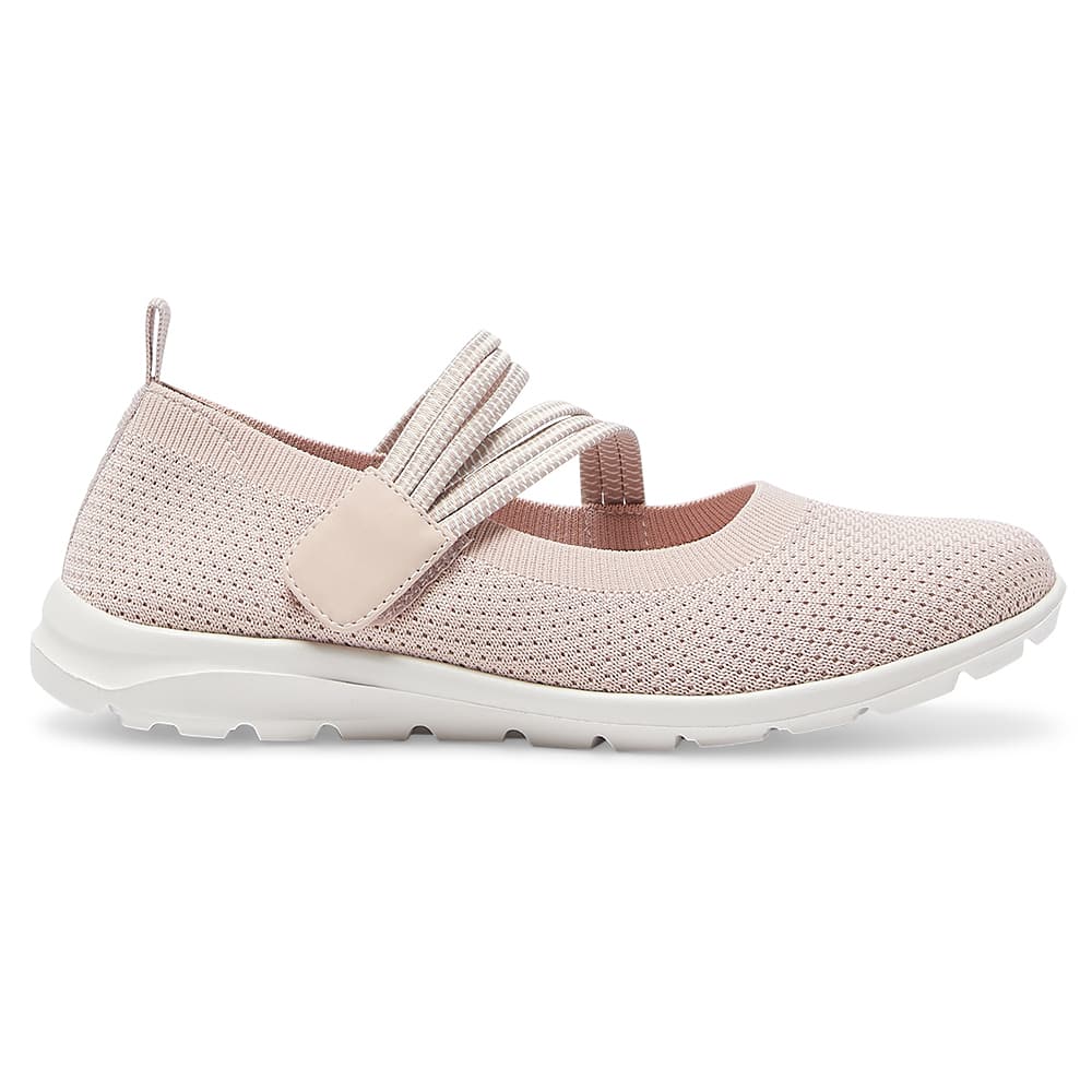 Patsy Ballet Flat in Blush Stretch