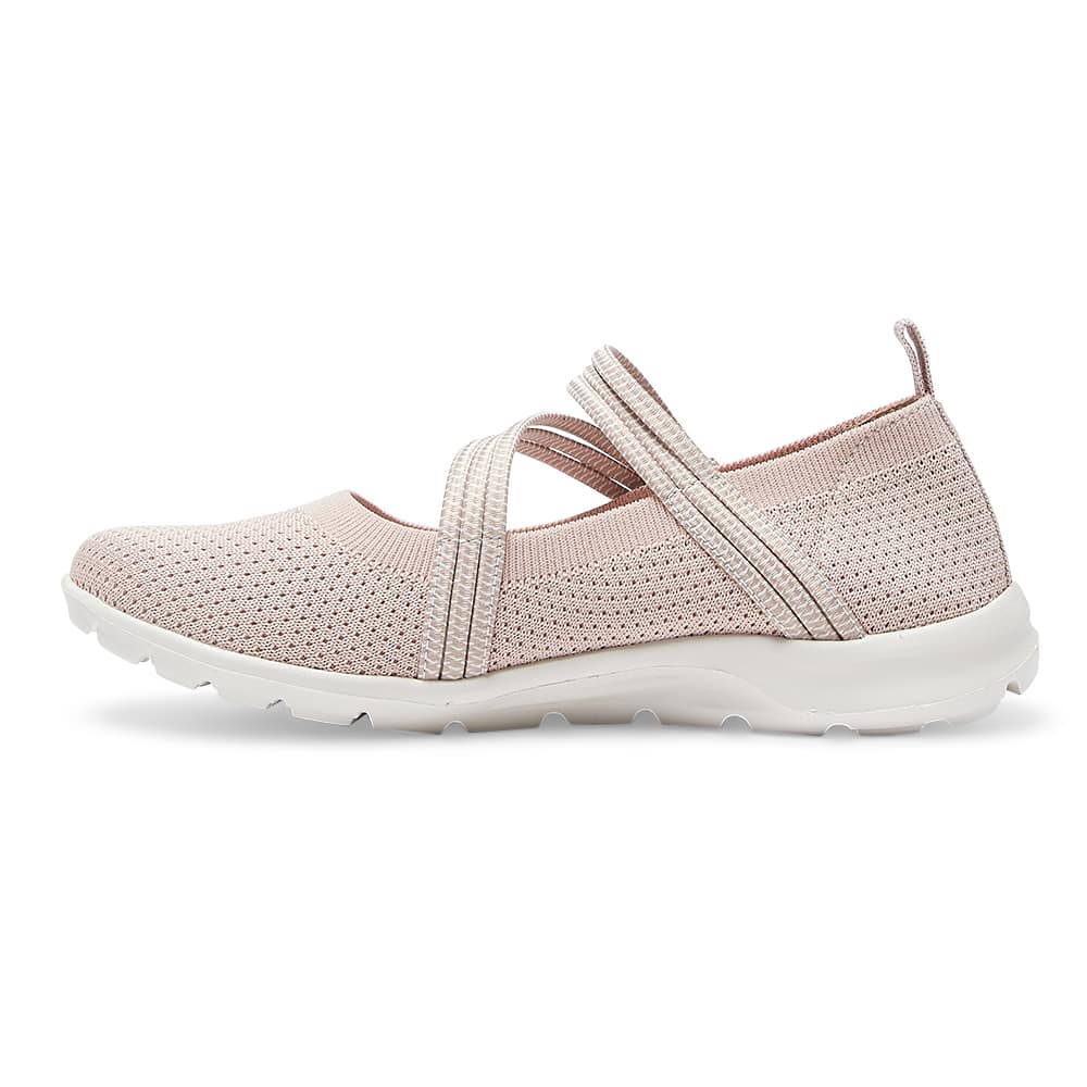 Patsy Ballet Flat in Blush Stretch