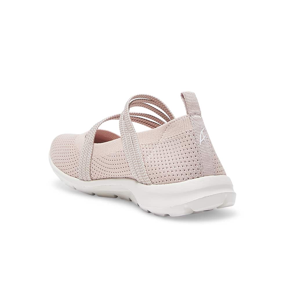 Patsy Ballet Flat in Blush Stretch