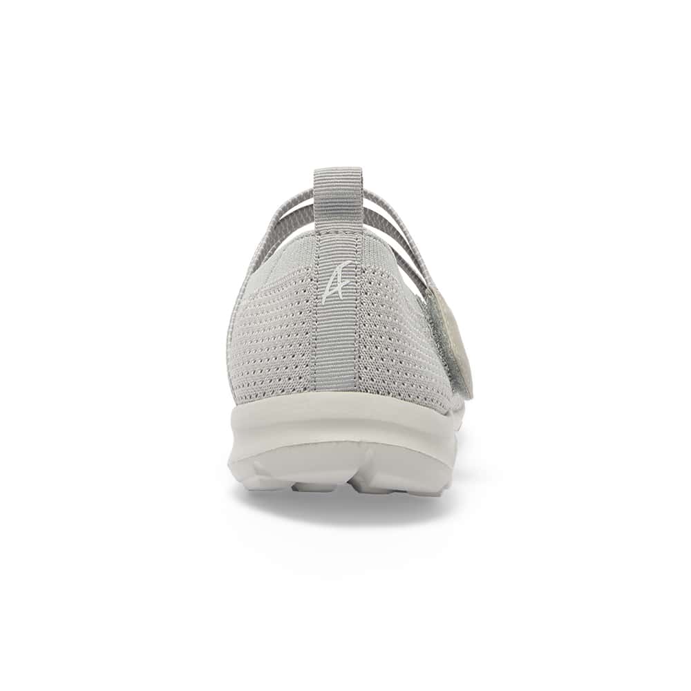Patsy Ballet Flat in Light Grey Stretch
