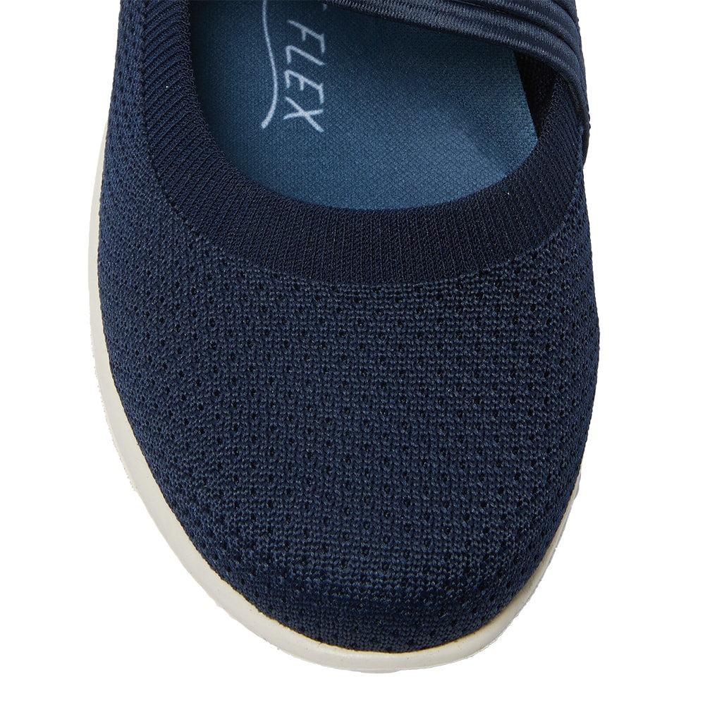 Patsy Ballet Flat in Navy