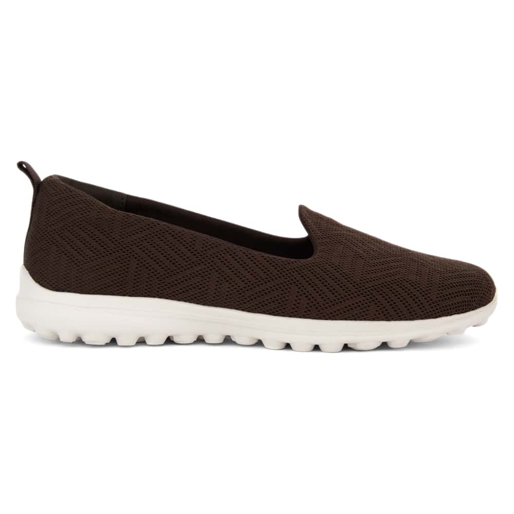 Perry Sneaker in Chocolate Stretch