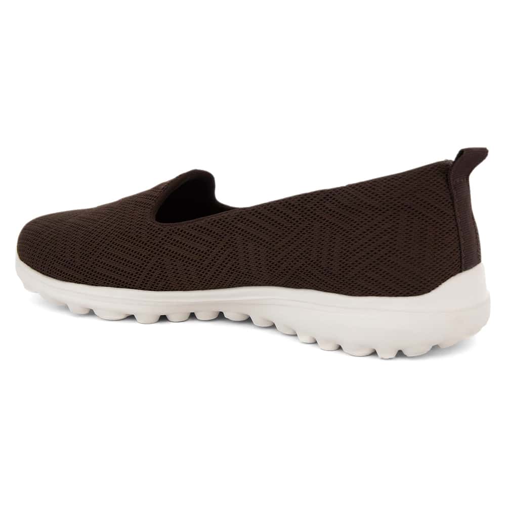 Perry Sneaker in Chocolate Stretch