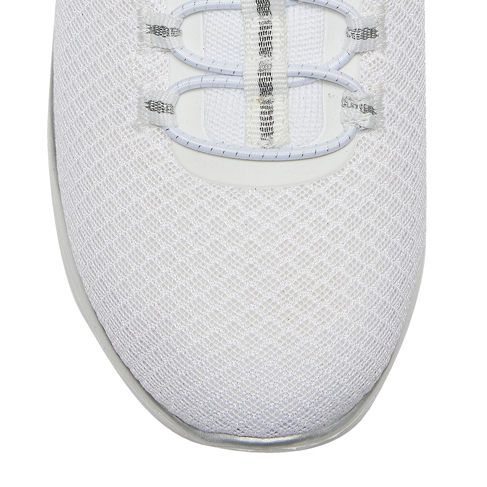 Quattro Sneaker in White Knit