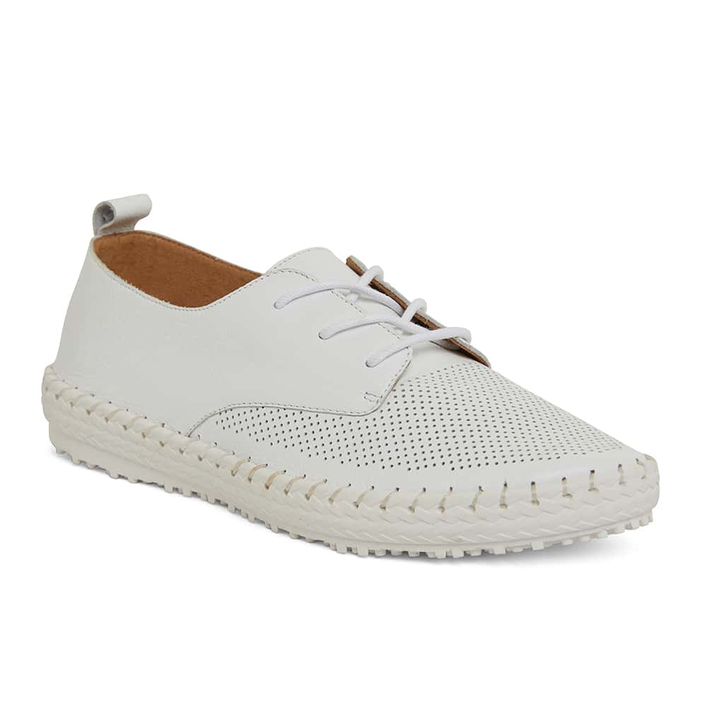 Ripley Sneaker in White Leather