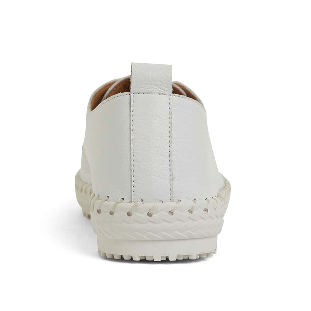 Ripley Sneaker in White Leather