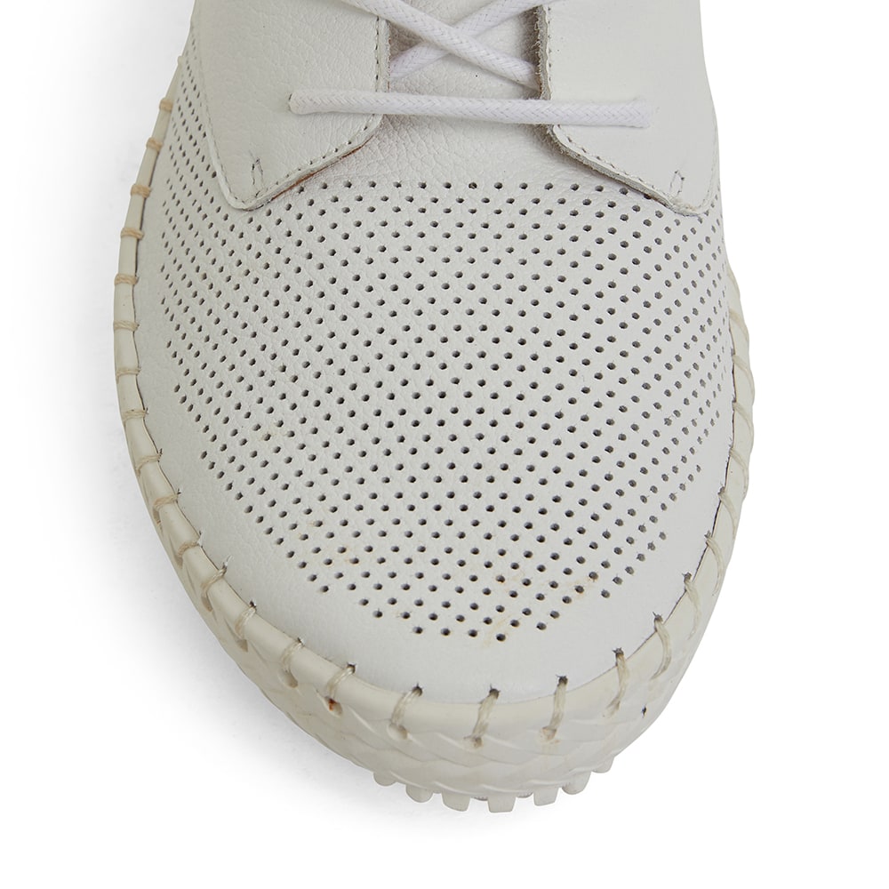 Ripley Sneaker in White Leather