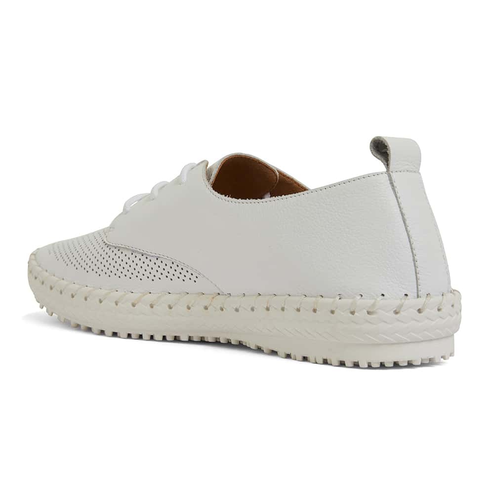 Ripley Sneaker in White Leather