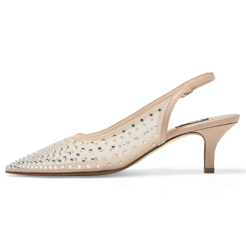 Sapphire Heel in Blush Smooth
