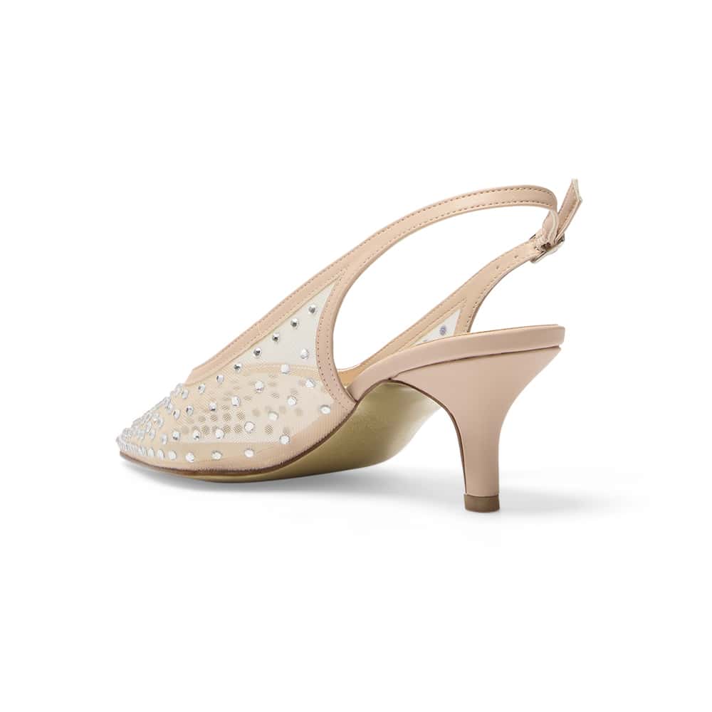 Sapphire Heel in Blush Smooth