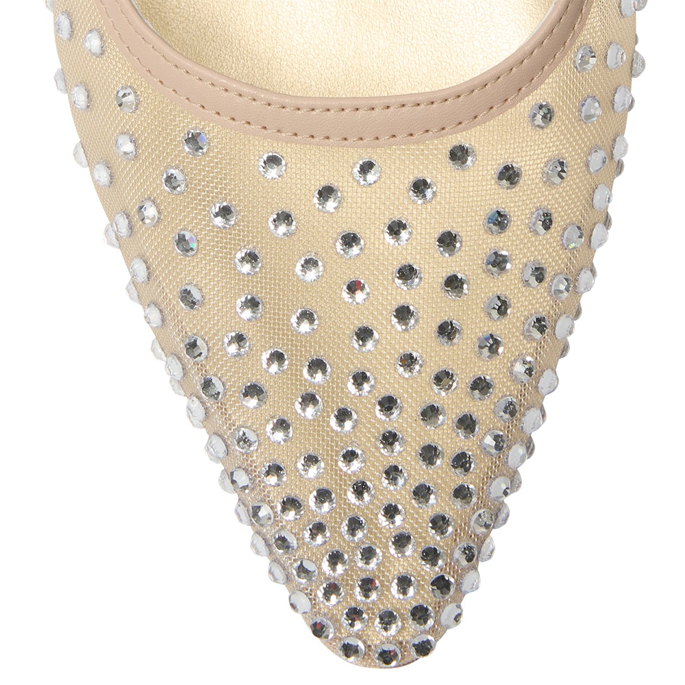 Sapphire Heel in Blush Smooth