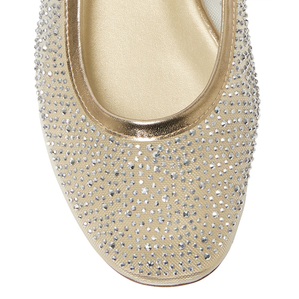 Topaz Ballet Flat in Soft Gold