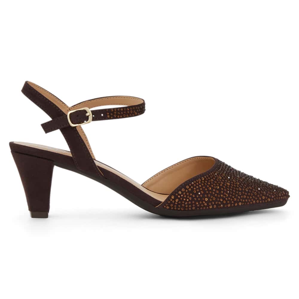 Adelle Heel in Chocolate