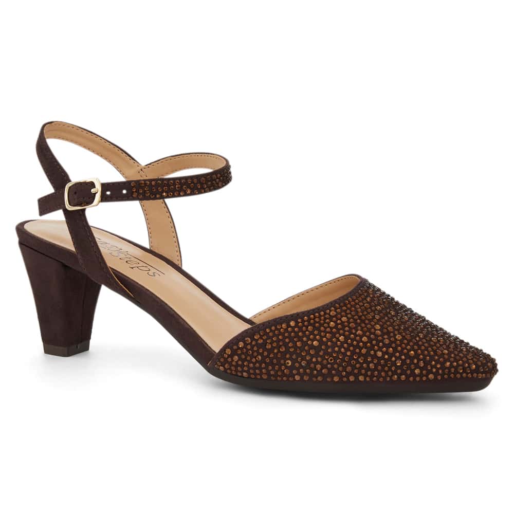 Adelle Heel in Chocolate