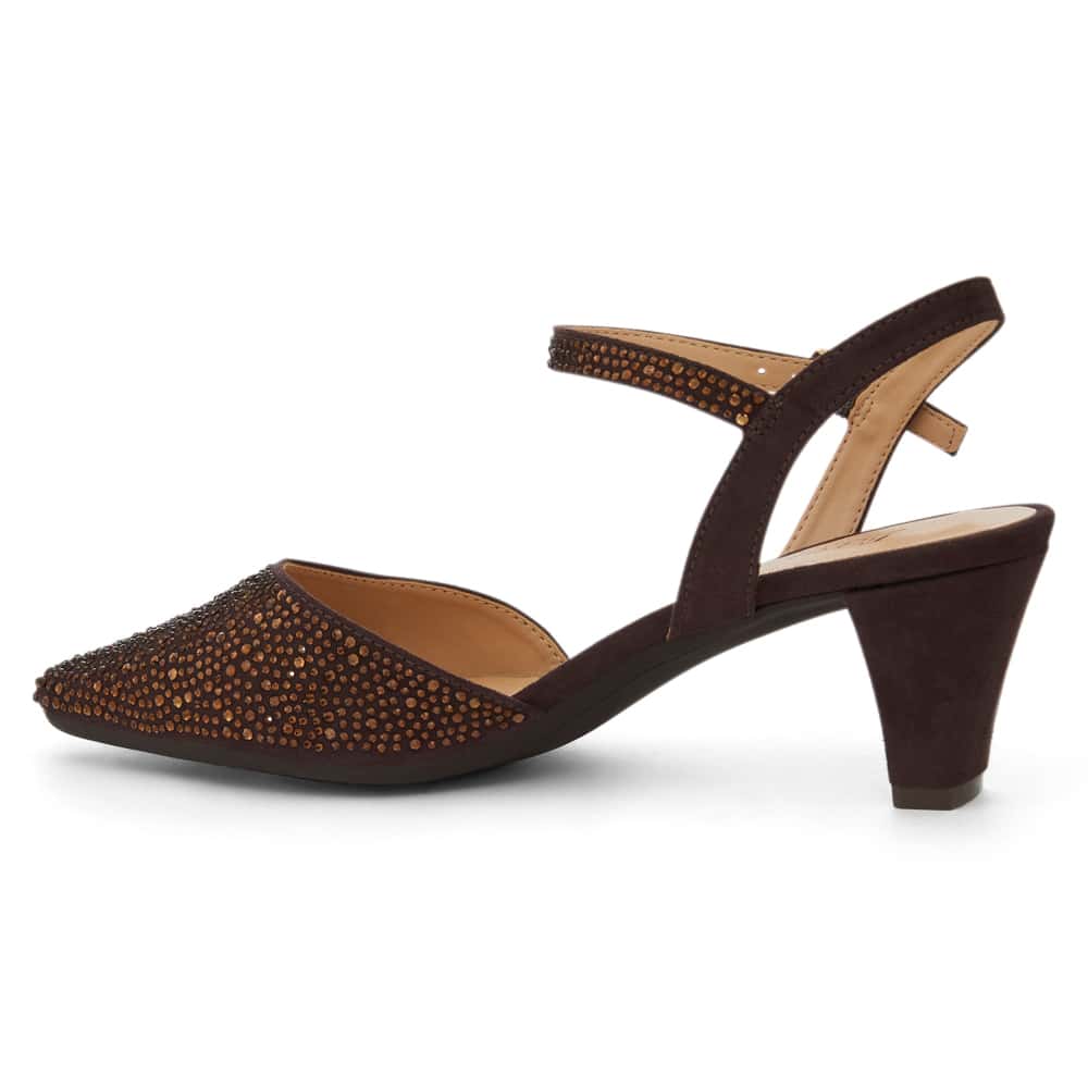 Adelle Heel in Chocolate