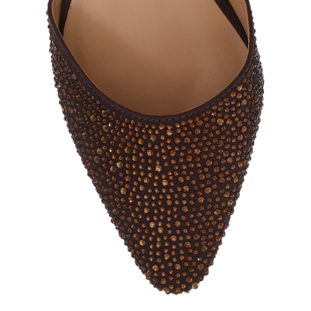Adelle Heel in Chocolate