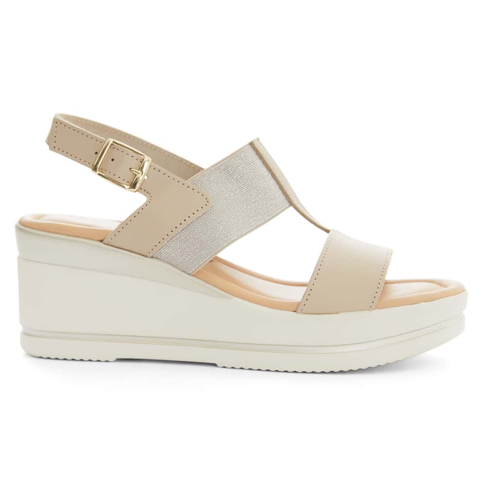 Andie Wedge in Blush Multi Leather
