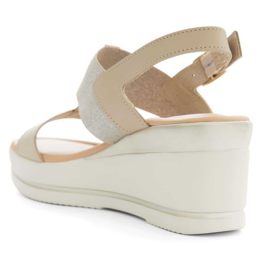 Andie Wedge in Blush Multi Leather