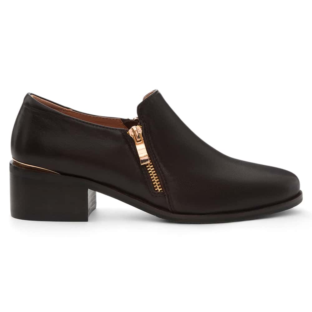 Argyle Boot in Chocolate  Leather