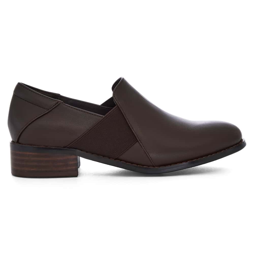 Baron Heel in Chocolate  Leather