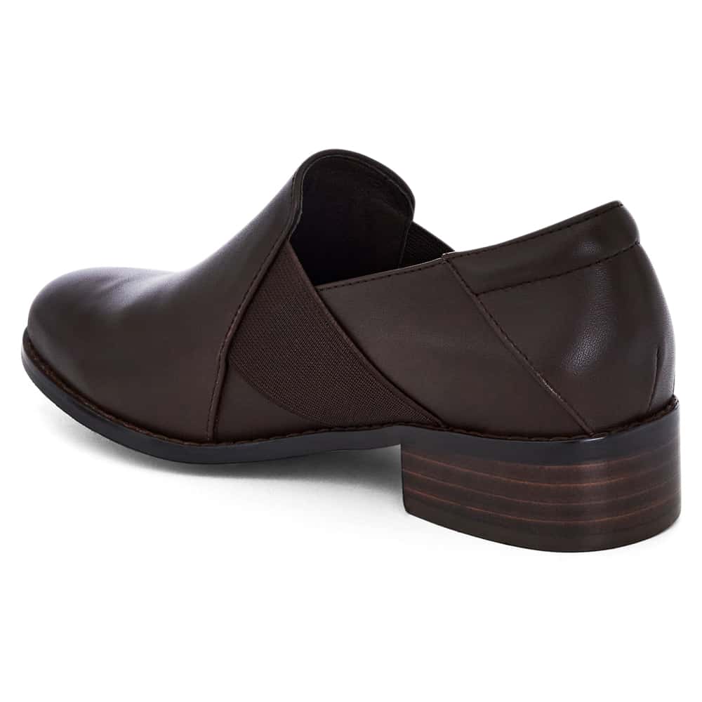 Baron Heel in Chocolate  Leather