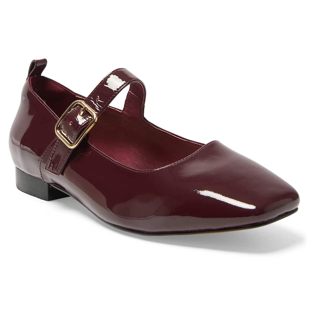Bonnie Flat in Wine Patent