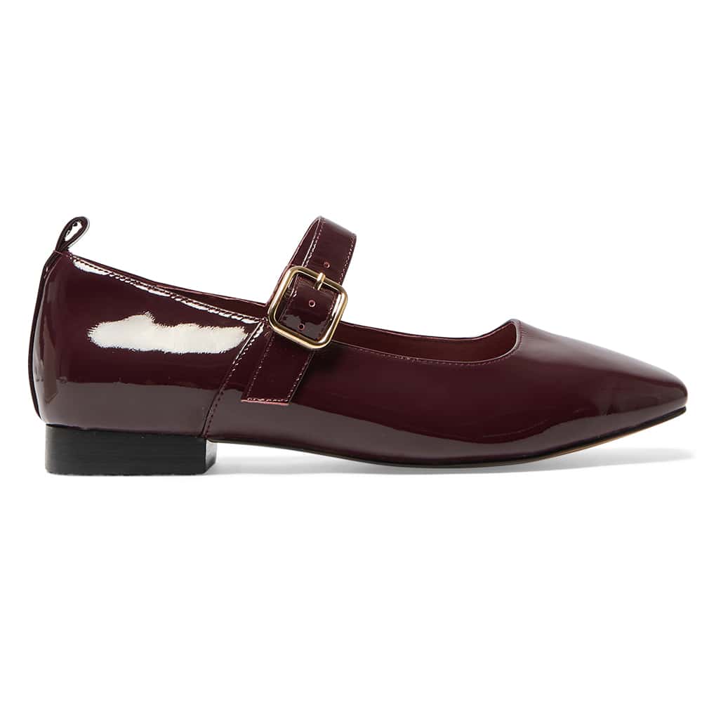 Bonnie Flat in Wine Patent