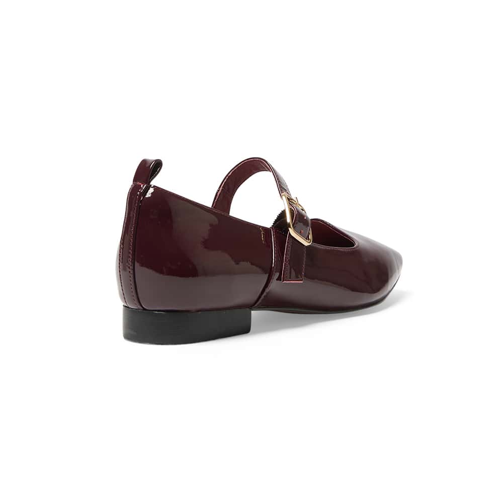 Bonnie Flat in Wine Patent