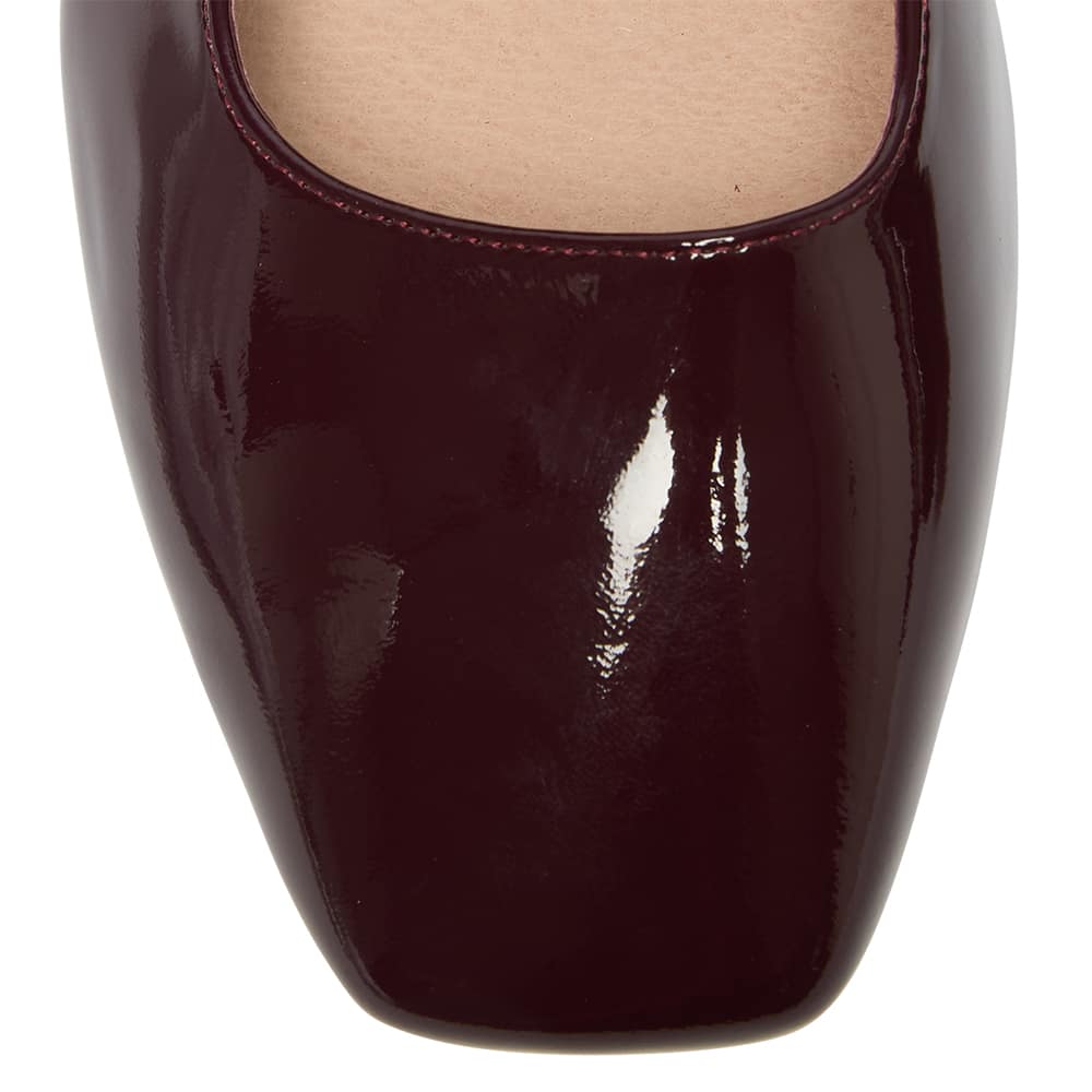 Bonnie Flat in Wine Patent