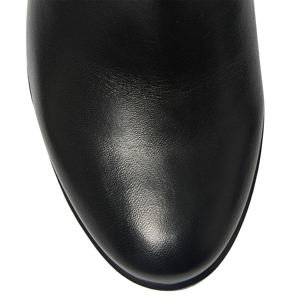 Cadillac Boot in Black Leather