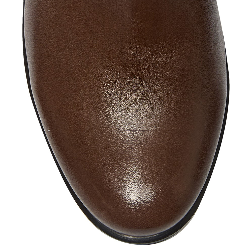 Cadillac Boot in Brown Leather