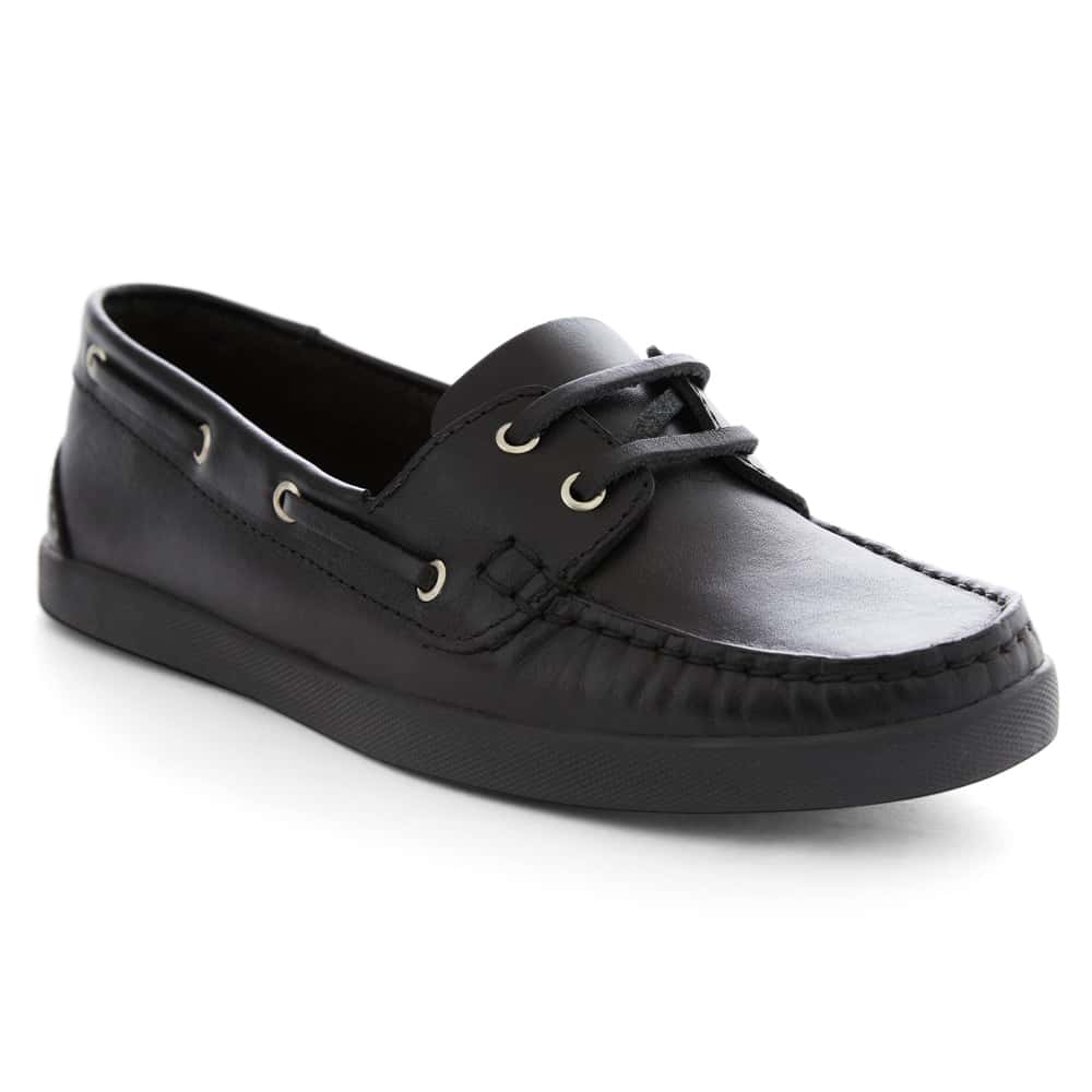 Campus Loafer in Black Leather