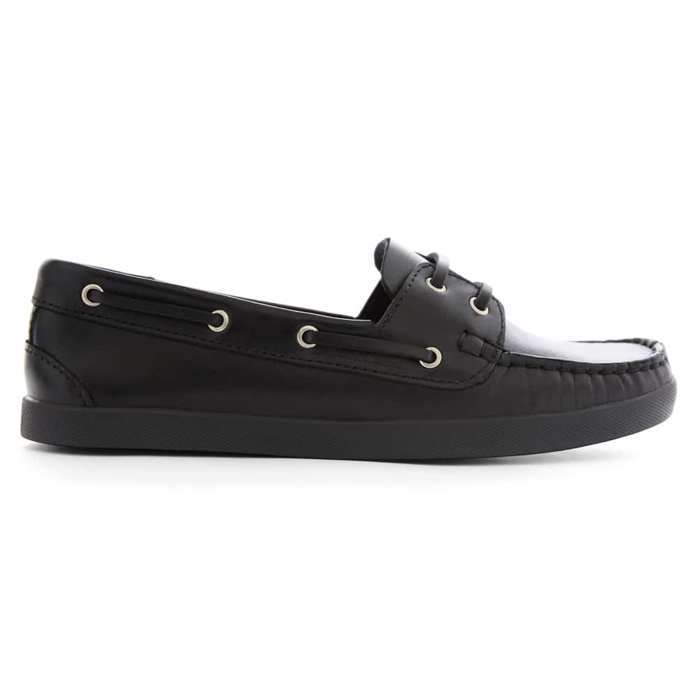 Campus Loafer in Black Leather