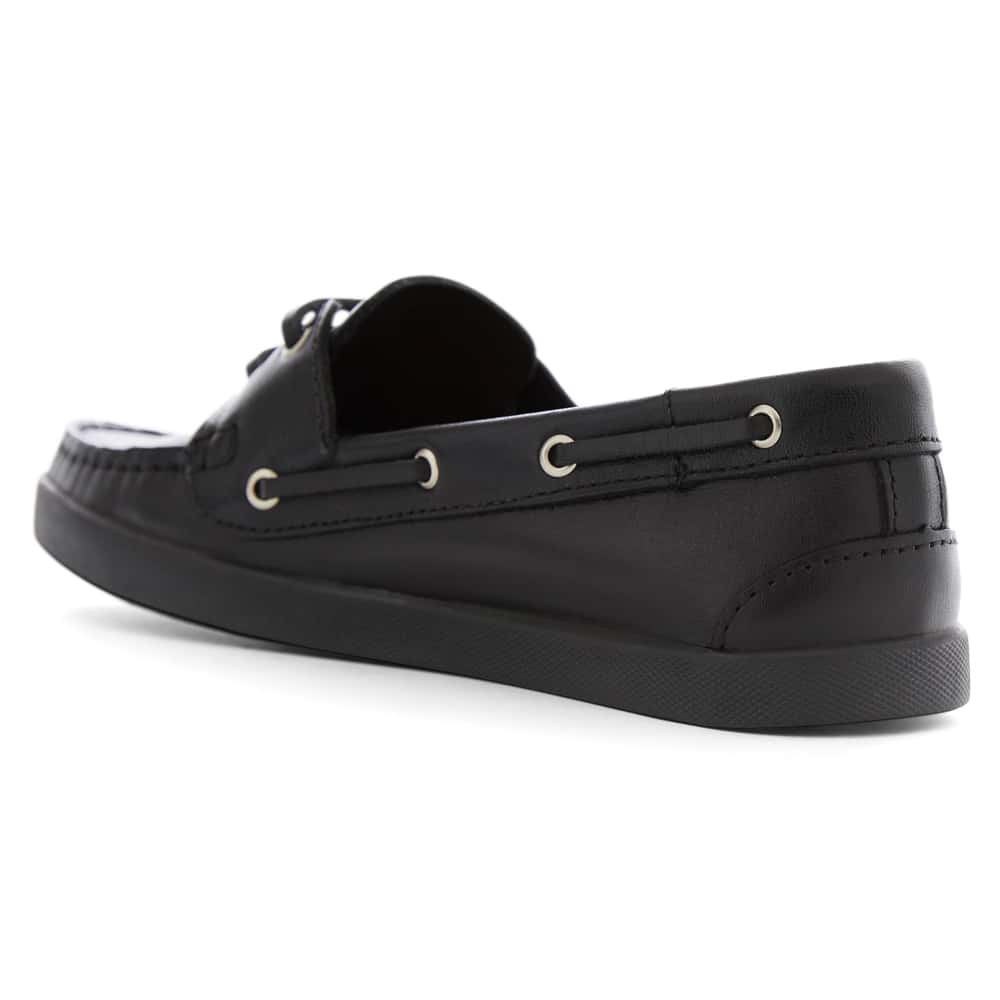 Campus Loafer in Black Leather