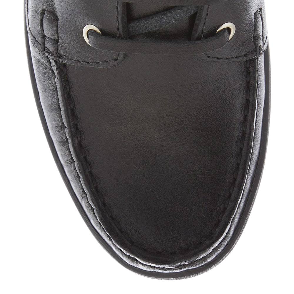 Campus Loafer in Black Leather