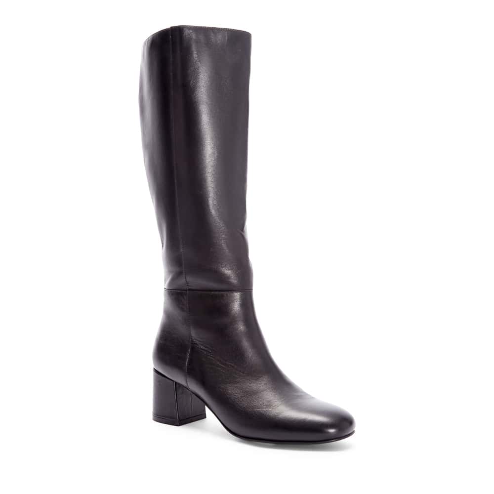 Debut Boot in Black Leather