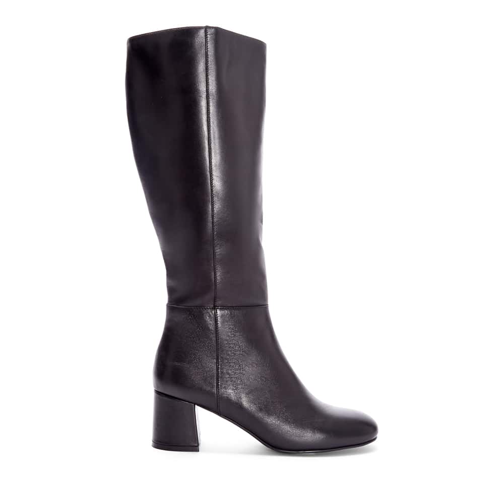Debut Boot in Black Leather