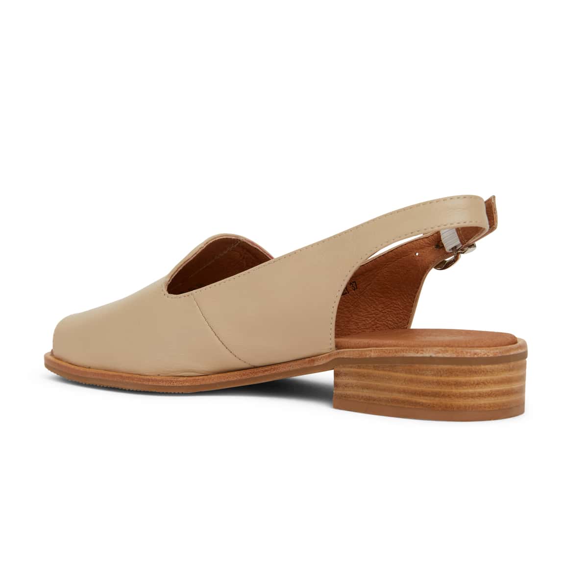 Delaney Sandal in Neutral Leather