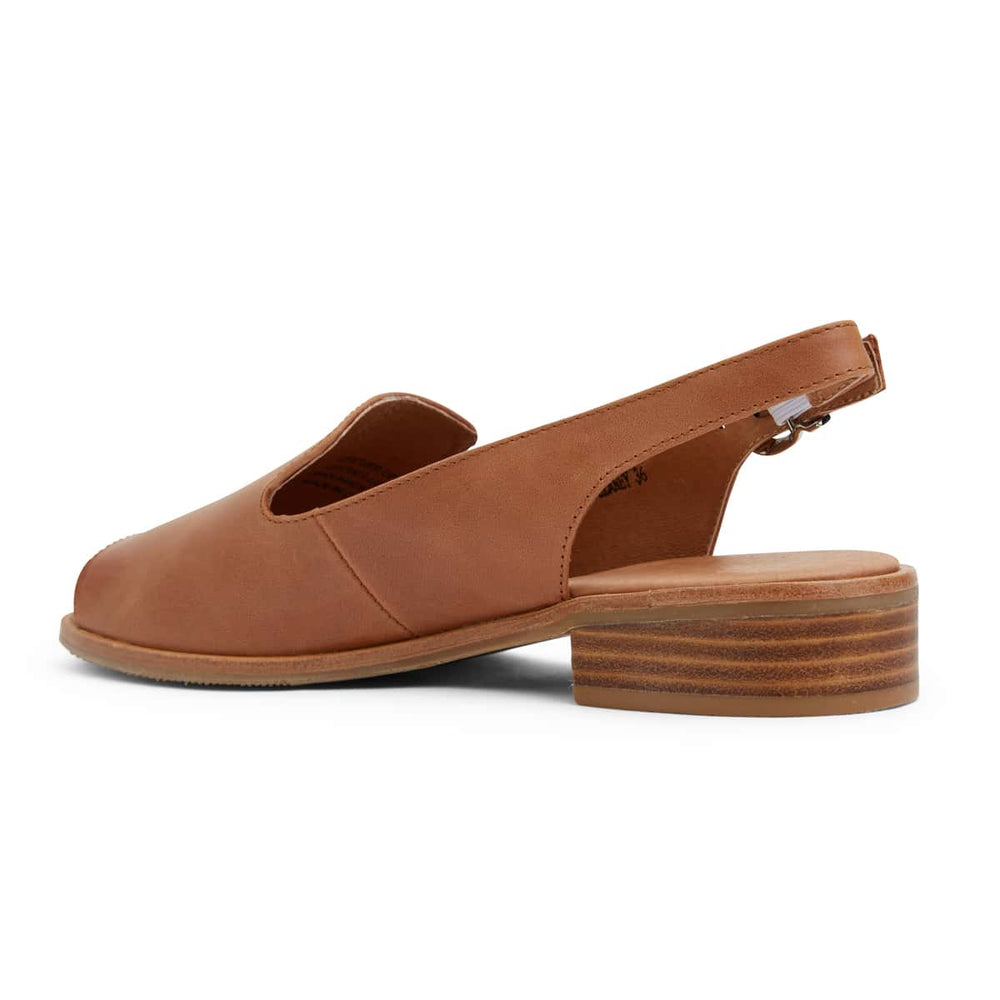 Delaney Sandal in Tan Leather