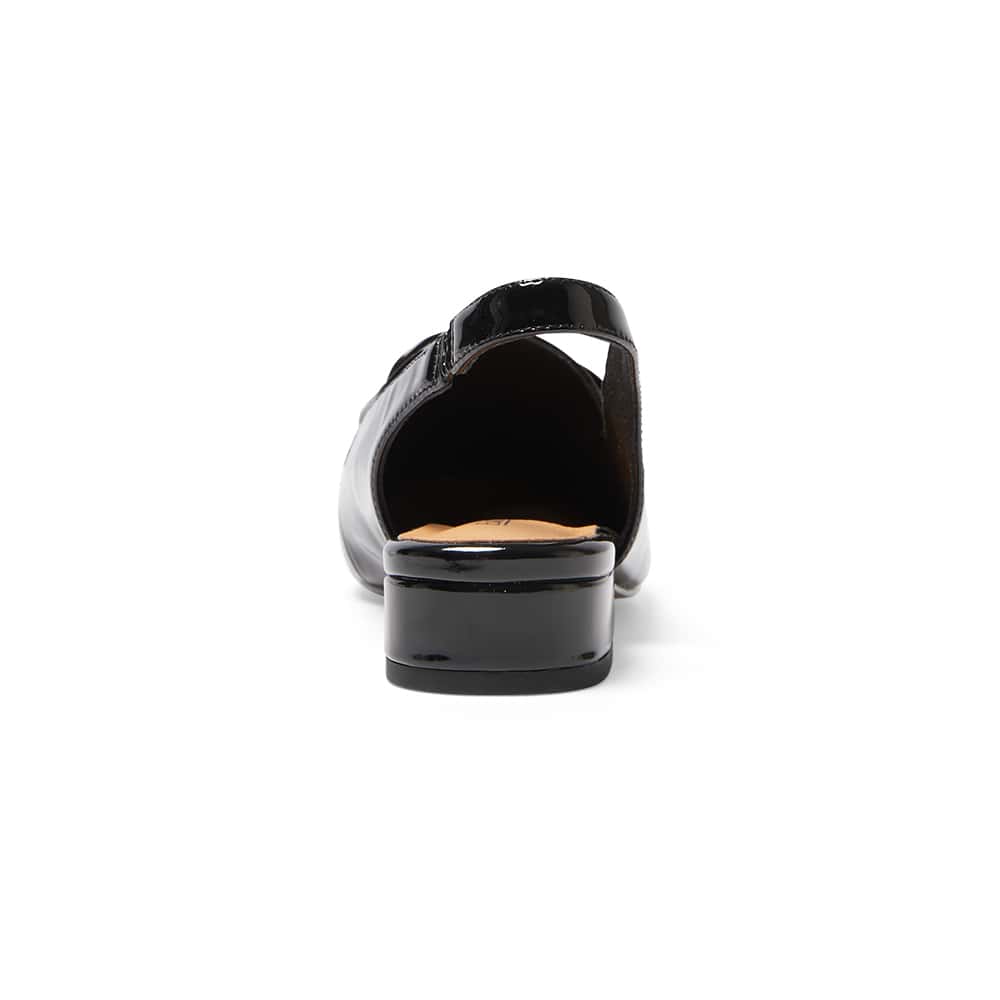 Domino Loafer in Black Patent
