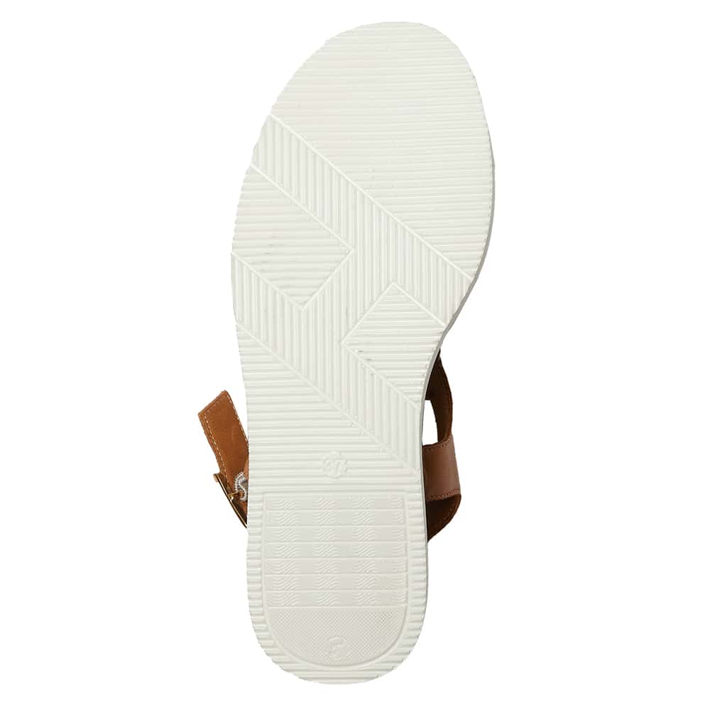 Dusk Heel in Blush And Tan Leather