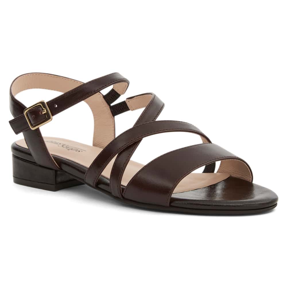 Echo Sandal in Chocolate  Leather