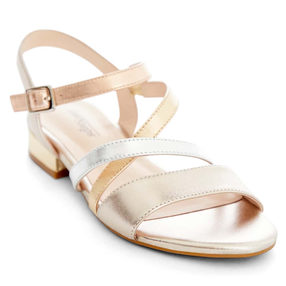 Echo Sandal in Metallic Leather