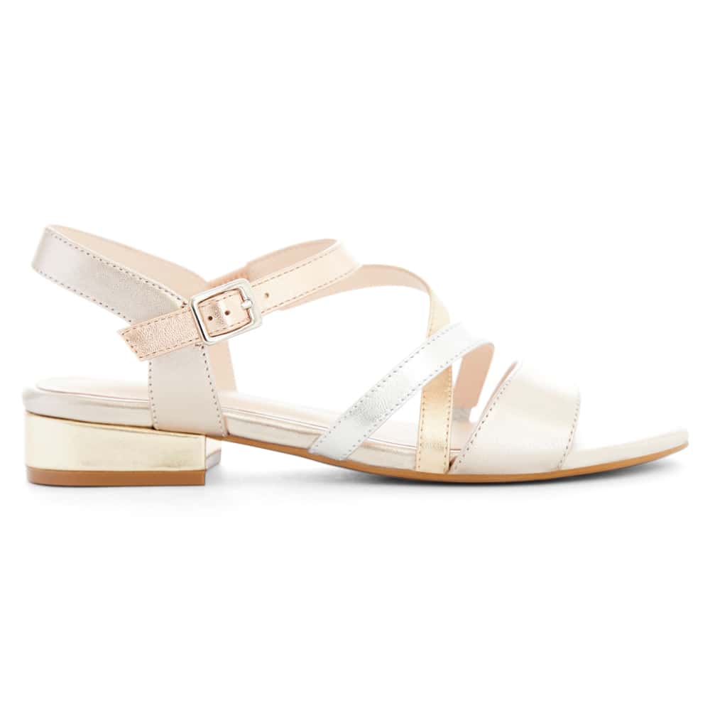 Echo Sandal in Metallic Leather