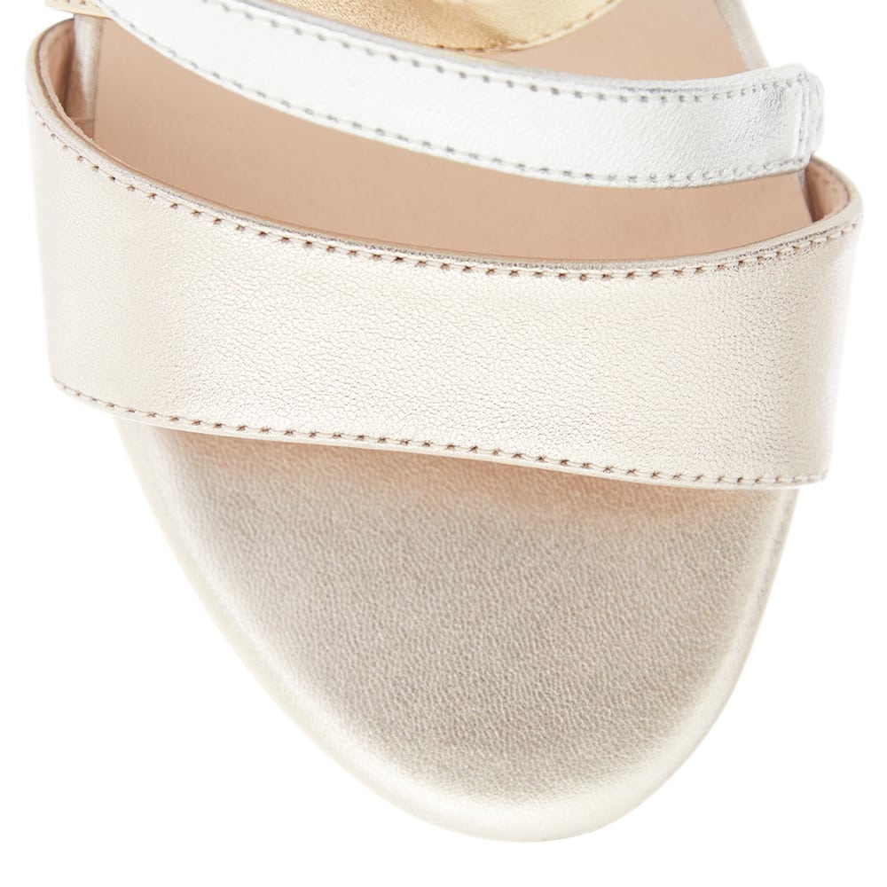 Echo Sandal in Metallic Leather