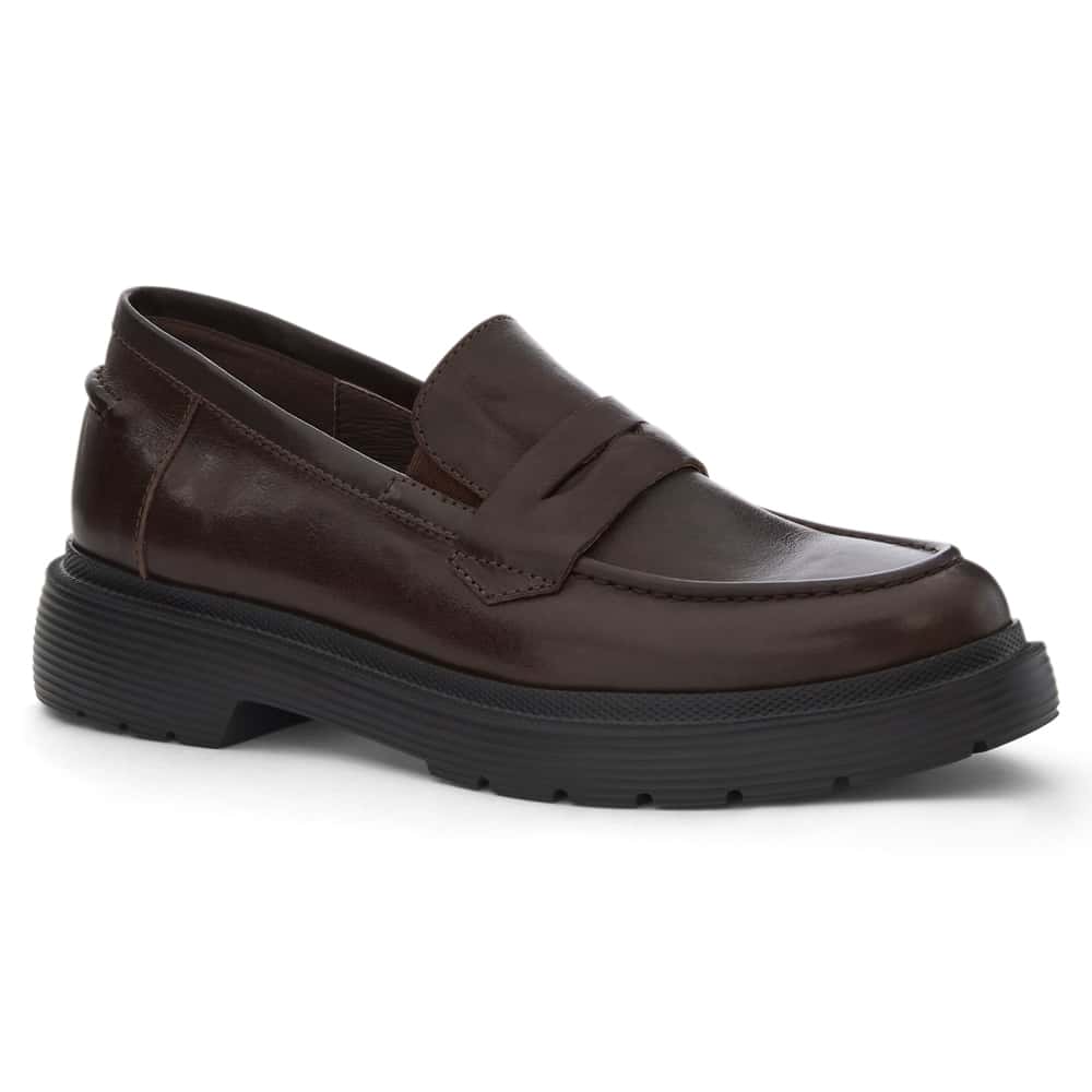Eleanor Loafer in Chocolate  Leather