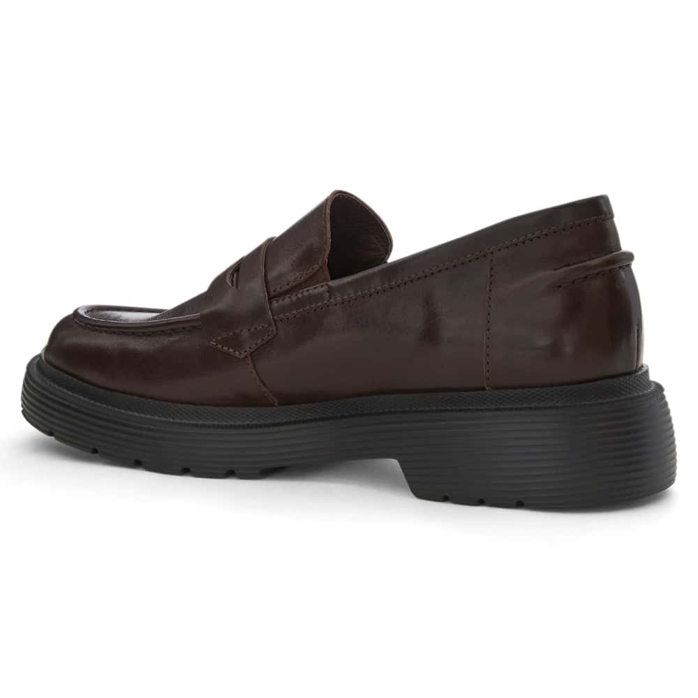 Eleanor Loafer in Chocolate  Leather